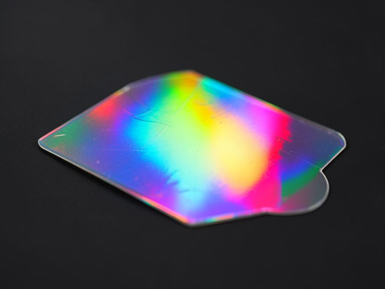 Premium holographic die-cut sticker